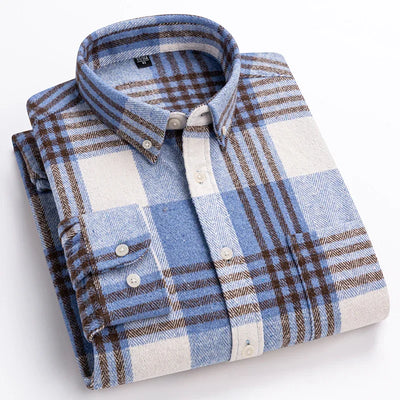 Cotton Plaid Shirt